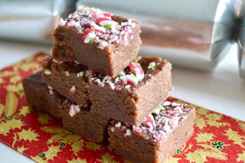 Peppermint Candy Chocolate Fudge